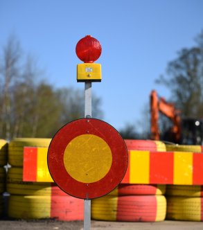 Vägavspärrning