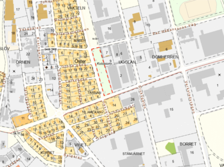 Karta över koloniomårde