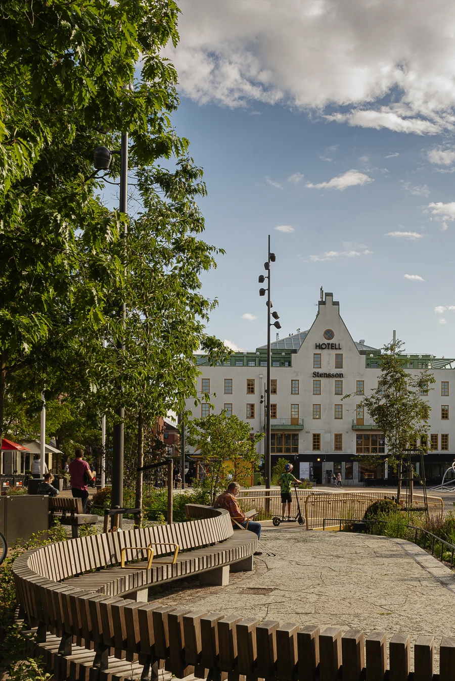 Stora torg i Esl&ouml;v f&aring;r nu &auml;nnu ett pris. Foto: Werner Nystrand