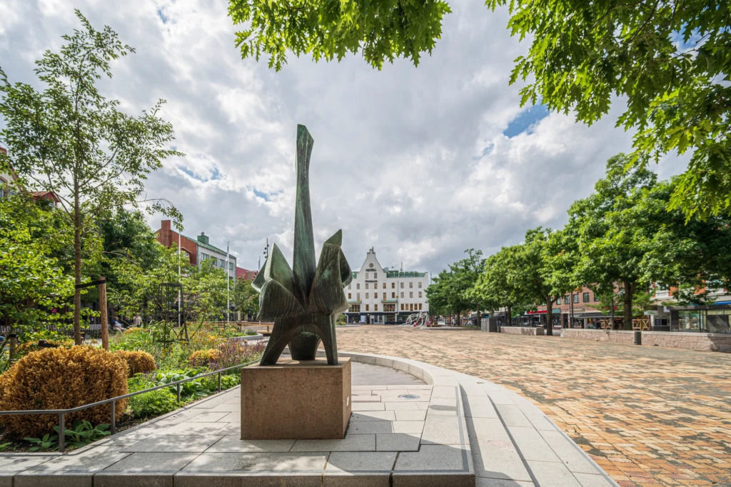 Kostverket Snäckfågel, Stora torg, Eslöv