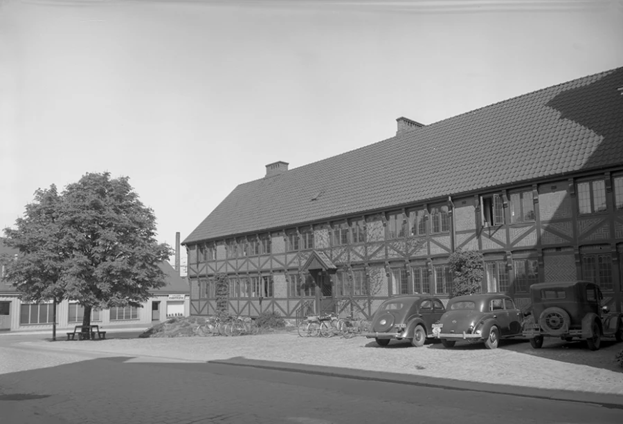 Det Engstr&ouml;mska huset &auml;r en av Esl&ouml;vs mest k&auml;nda byggnader. Foto: F&ouml;jers arkiv