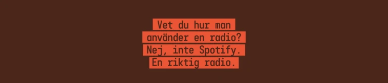 Beredskap Spotify röd