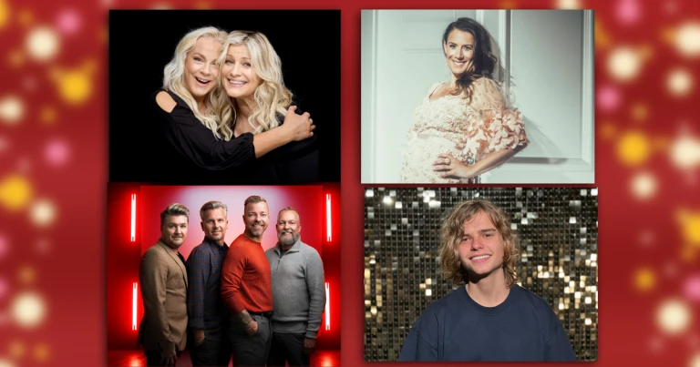 Artister som medverkar på julkonserten.