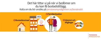 Det här titta Pensionsmyndigheten på vid bedömningen av vem som har rätt till bostadstillägg