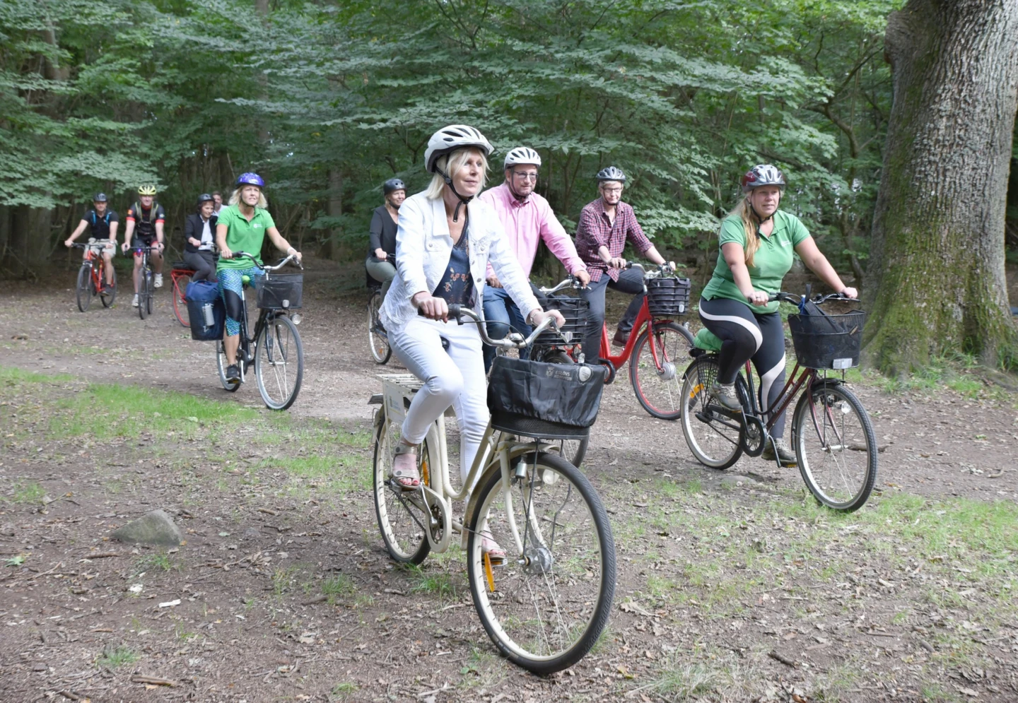 Flera cyklister i Eslövs allmä'nning