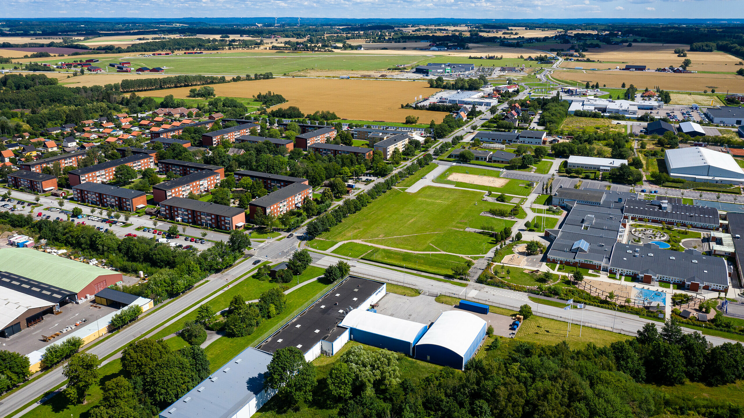 Trygghetsvandringen är uppdelad i två delar – dels själva bostadsområdet Berga och dels skolområdet kring Nya Östra skolan (gamla Bergaskolan) och Källebergsskolan.