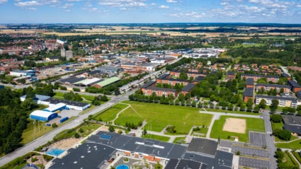 Drönarbild Eslöv
