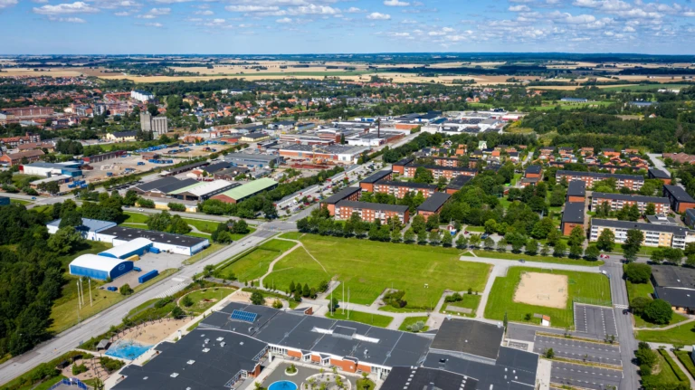 Drönarbild Eslöv
