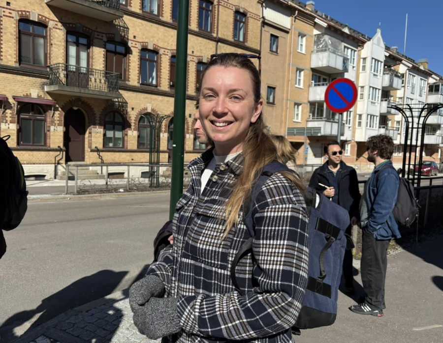 Elin Westin driver en egen arkitektbyr&aring; i G&ouml;teborg och kommer att t&auml;vla med Esl&ouml;v.