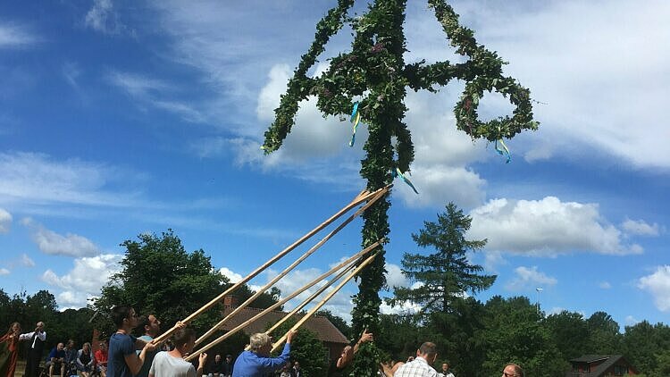Midsommarfirande på Udden och ängen i Stockamöllan!