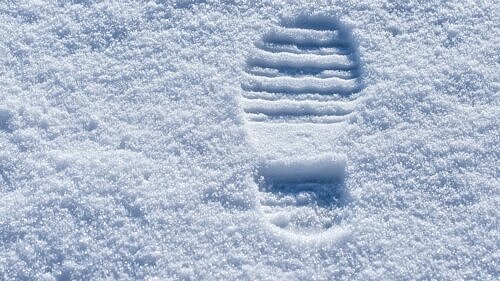 Sagostund, Spår i snön, för barn 4-6 år