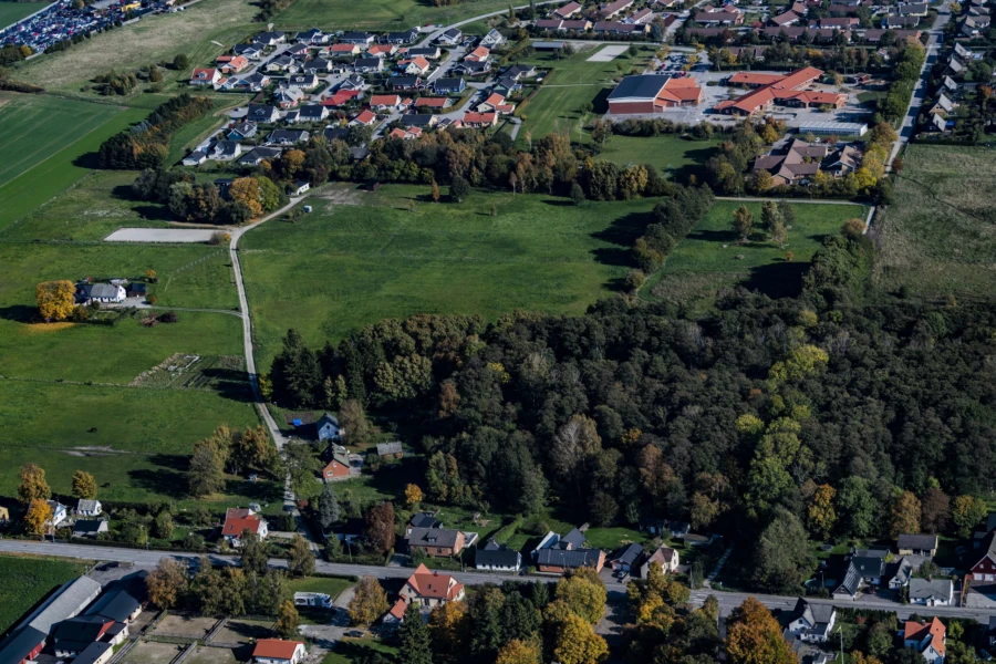 Flyinge sett fr&aring;n ovan.
