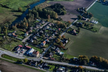 Flygbild över Gårdstånga