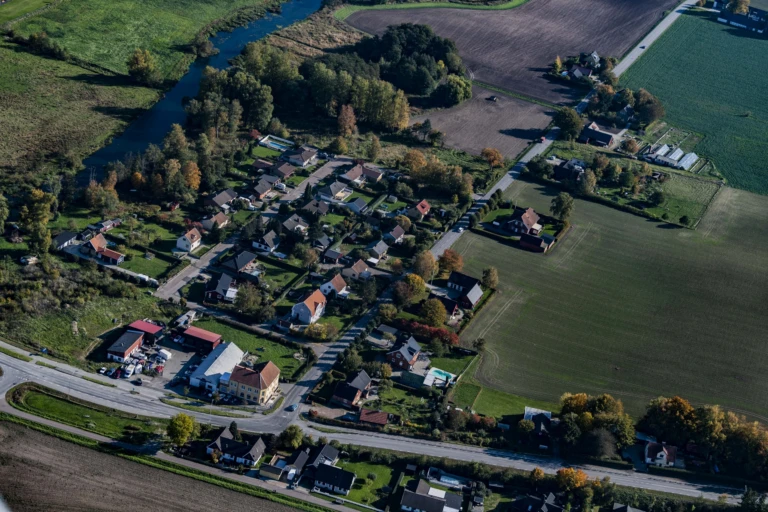 Flygbild över Gårdstånga