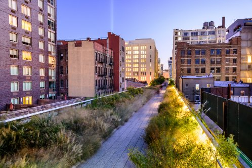 Inspirationsbild från High Line Park, New York City, USA.