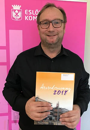 Kommunstyrelsens ordf&ouml;rande Johan Andersson.