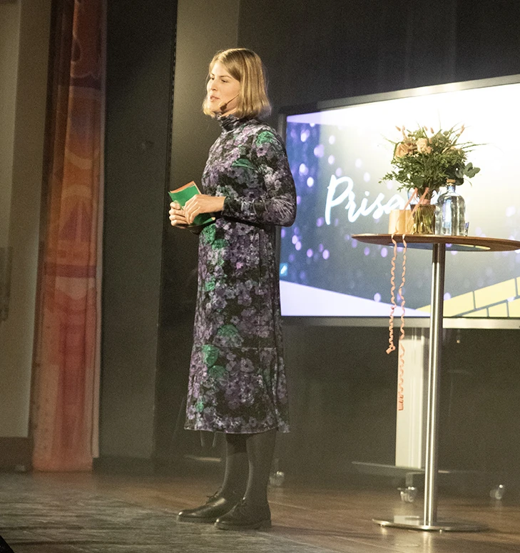 Konferencier var Karin Bengtsson.