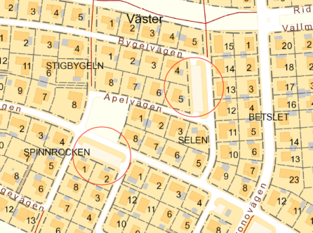 De två tomterna vid Solvägen är 556 kvadratmeter vardera och tomterna vid Bygelvägen är 635 och 647 kvadratmeter. Priserna på tomterna fastställs i kommunfullmäktige den 20 juni.