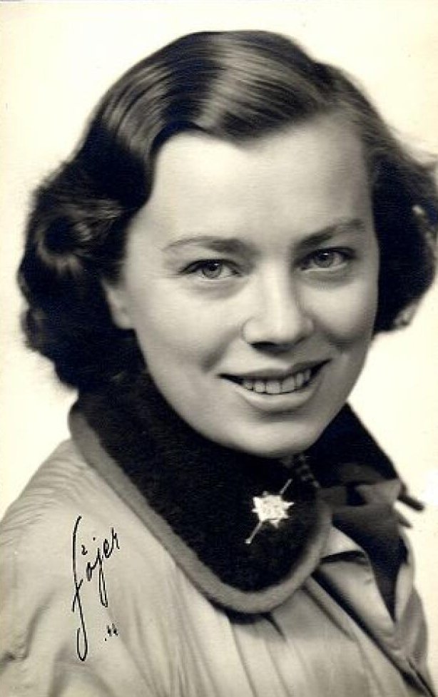 Kerstin Cruickshank, Herbert Felix första hustru. Foto: Föjers arkiv.