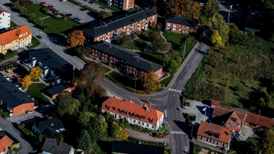 Ombyggnaden i Marieholm p&aring;g&aring;r till slutet av oktober.