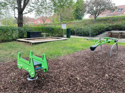 Lekplats i Sundelius park i Marieholm.
