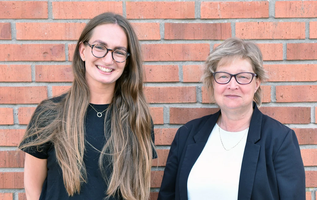 Matilda Suneson är planarkitekt och Susanne Hultman GIS-samordnare i Eslövs kommun