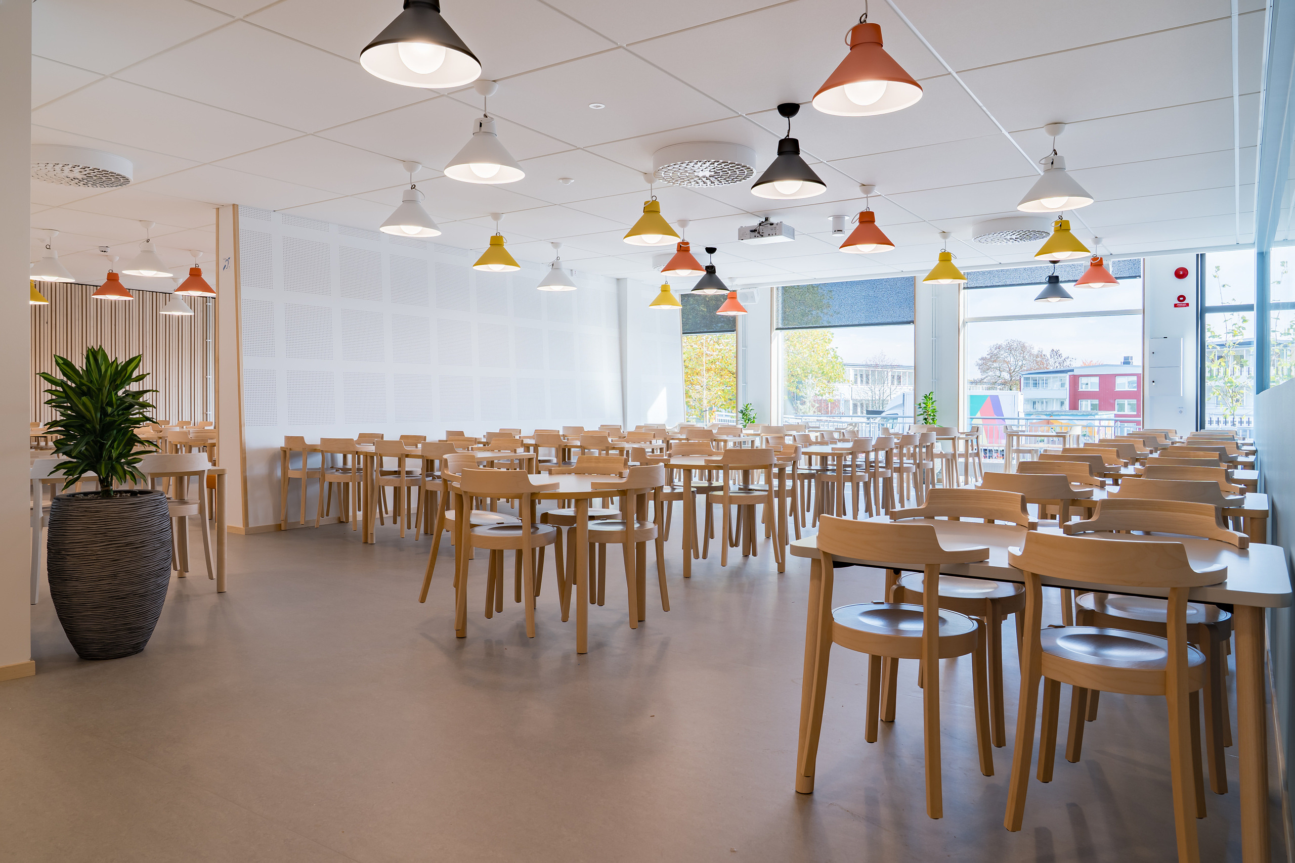 Klassrum inne på Sallerupskolan