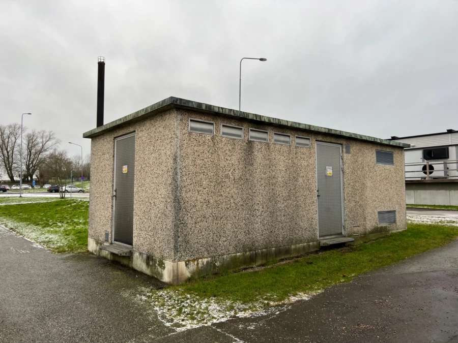 N&auml;tstationen vid Sockenv&auml;gen i Sallerup som den ser ut idag. Foto: Maria Petersson, Kraftringen.