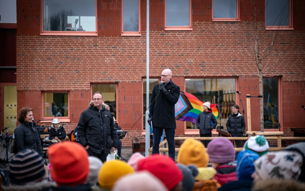Invigning av tillbyggnaden av Norrevångskolan.