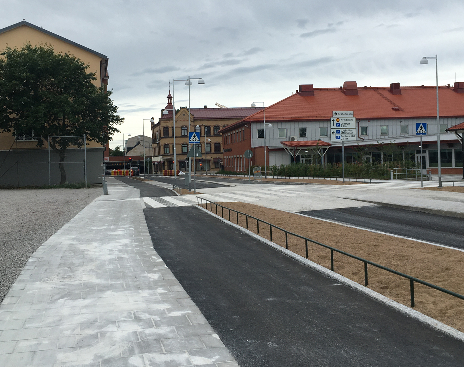 Östergatan efter färdigställandet