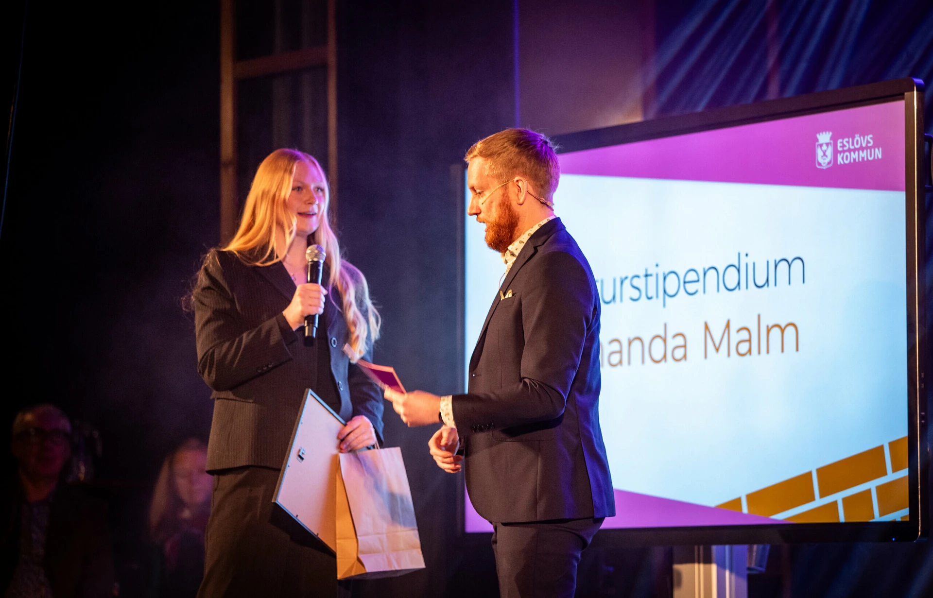 Amanda Malm är årets kulturstipendiat.