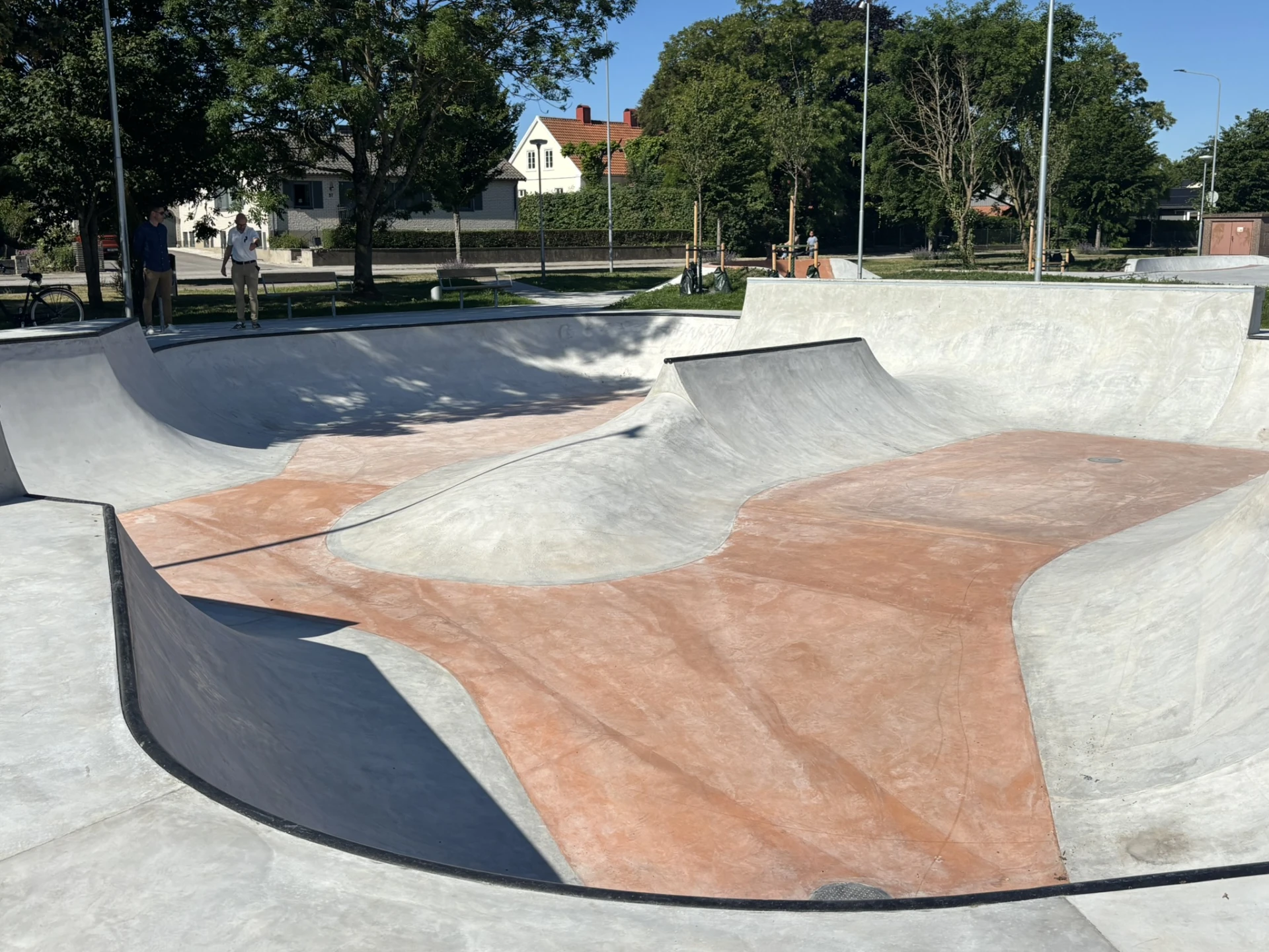 En skatebana i betong