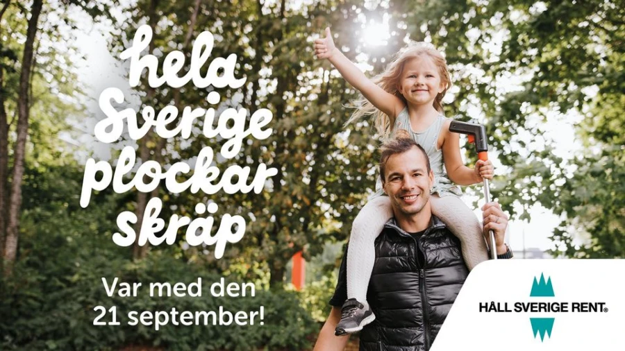 Hela Sverige plocka skr&auml;p p&aring; l&ouml;rdag den 21 september.