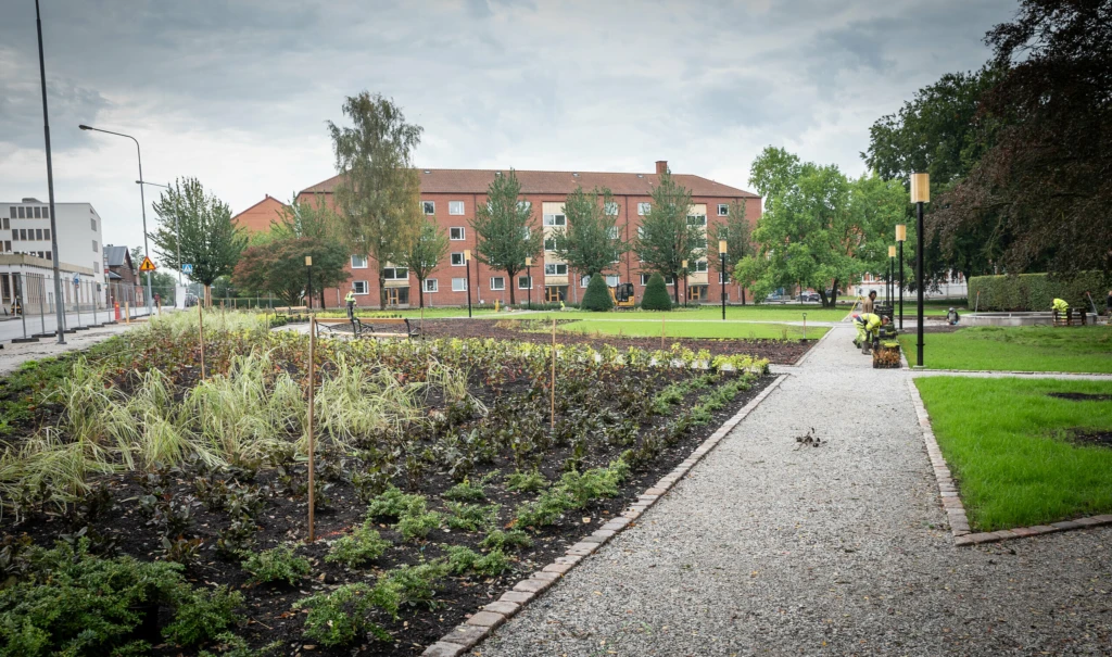 Stadsparken i Eslöv.