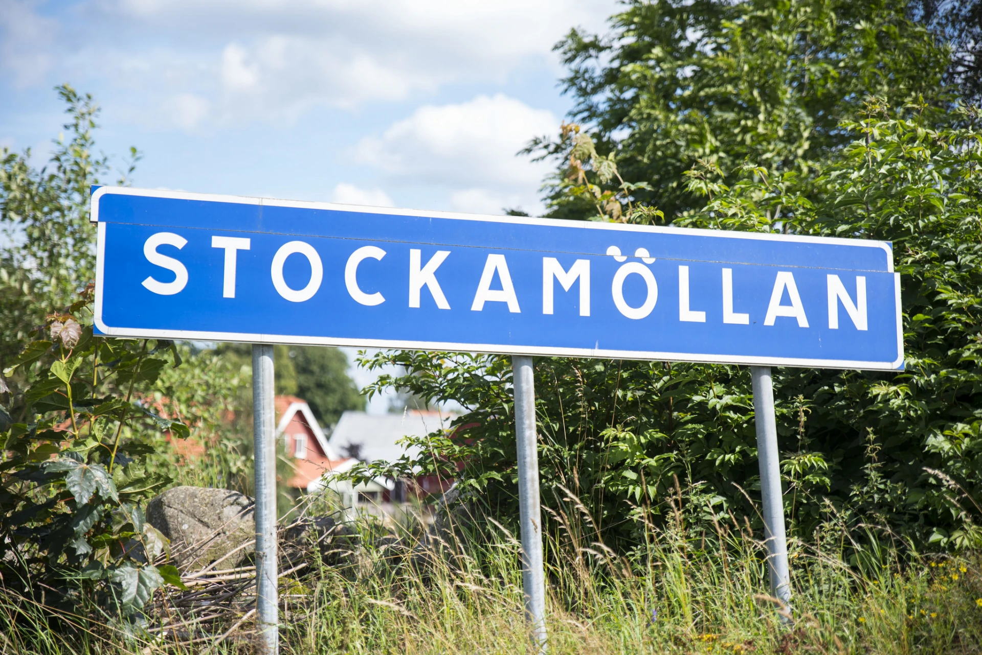 Stockamöllan skylt