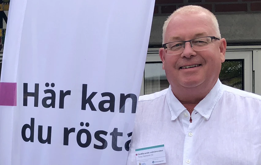Tony Hansson (S), valn&auml;mndens ordf&ouml;rande.