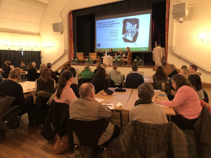 Konferensen om Ung kompetens lockade omkring 100 personer.