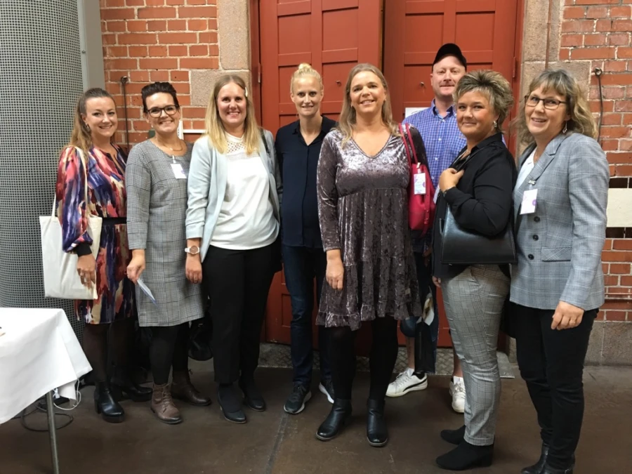 Foto p&aring; de nominerade och Carolina Kl&uuml;ft.