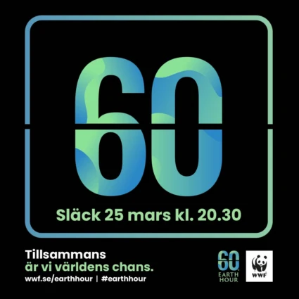 Earth hour 25 mars.